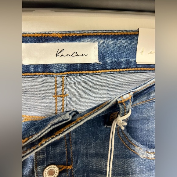 New NWT KanCan jeans distressed 13/30 high rise  ankle skinny - Picture 8 of 12